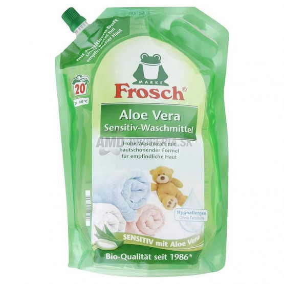 Frosch Sensitiv gél na pranie Aloe Vera, 1,8 l (20 praní) – sáčok