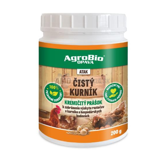 ČISTÝ KURNÍK ATAK KREMIČITÝ PRÁŠOK 200 G