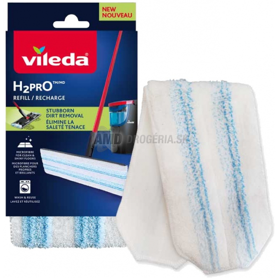 Vileda H2Pro náhradná hlavica na plochý mop, 1 ks