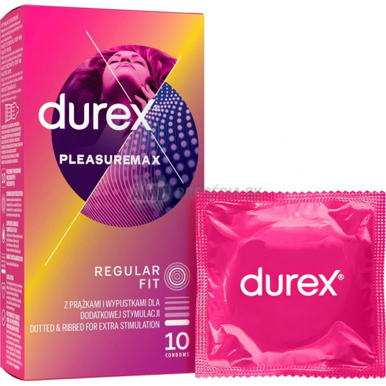 Durex Pleasuremax kondómy, 10 ks