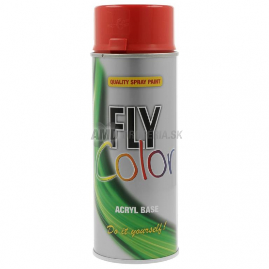 FLY Color Acryl sprej RAL 3000 ohnivá červená, 400 ml