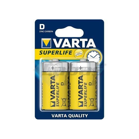 Varta Superlife D R20 1,5 V, 2 ks