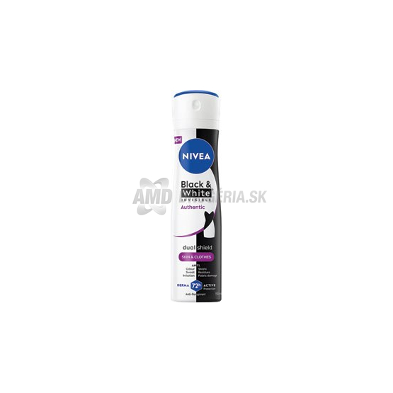 NIVEA DEODORNAT ANTIPERSPIRANT BLACK & WITE AUTHENTIC 150 ML