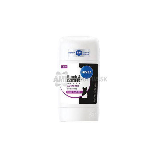 NIVEA STICK 50ML B A W AUTHENTIC