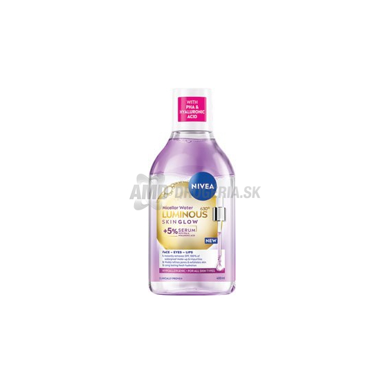 NIVEA MICELAR. 400ML PL.VODA LUMIN SKIN GLOW
