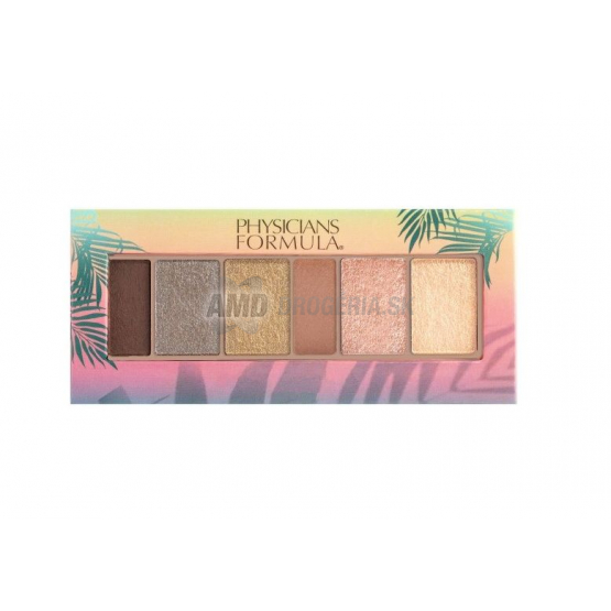 Physicians Formula Bronzed Nudes očné tiene, paleta 6 odtieňov, 3,4 g