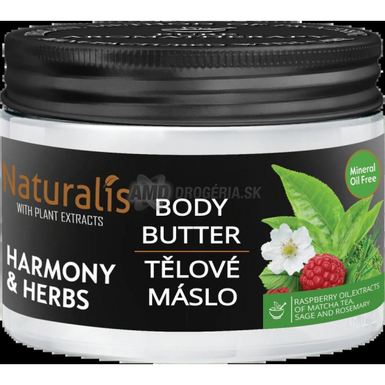 Naturalis Telové maslo Harmony & Herbs, 300 g