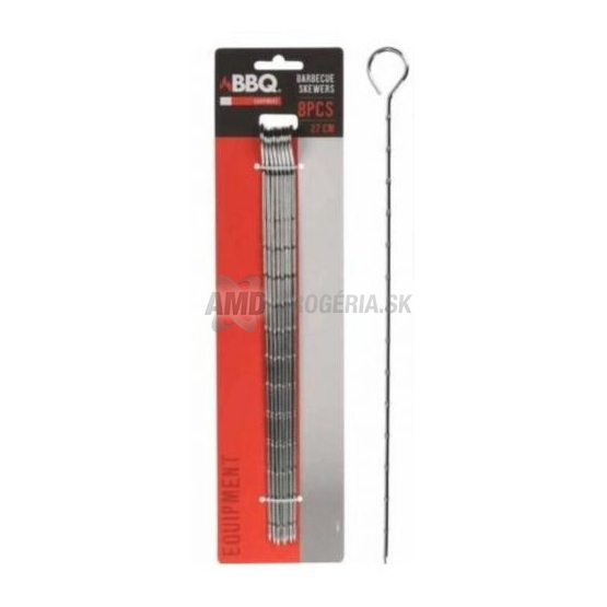 Grilovacie ihly nerez, 27 cm, 8 ks