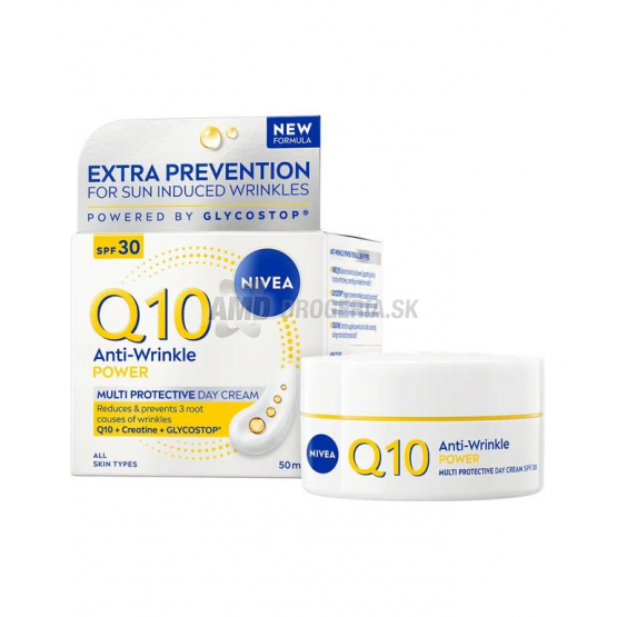 Nivea Q10 Power spevňujúci denný krém proti vráskam SPF 30, 50 ml