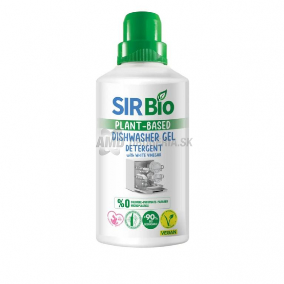 Sir Bio Gél do umývačky riadu s bielym octom, 1 l