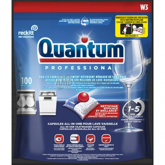 Finish Quantum Professional All-in-One tablety do umývačky, 100 ks