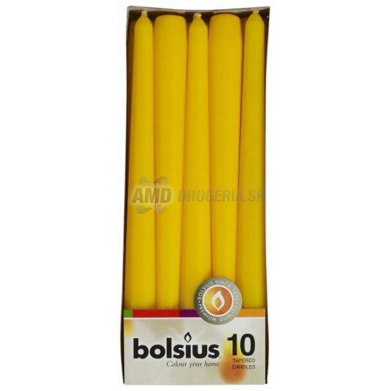 SVIEČKA KONICKA ŽLTÁ 1 KS