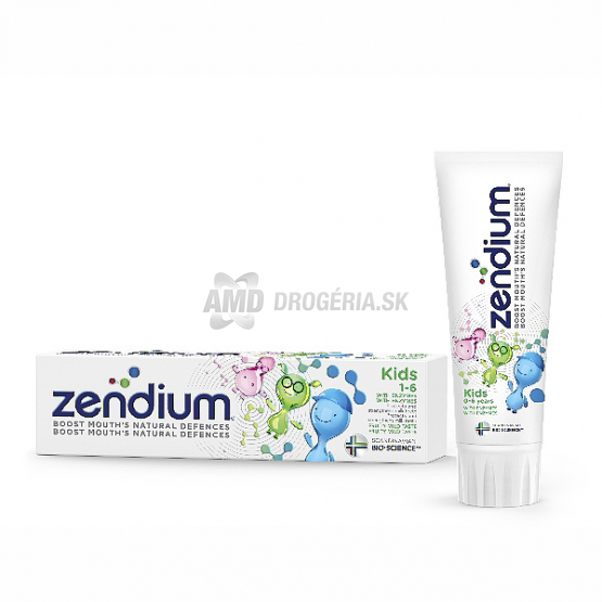 ZENDIUM ZUBNÁ PASTA KIDS 0-6 rok 75 ML