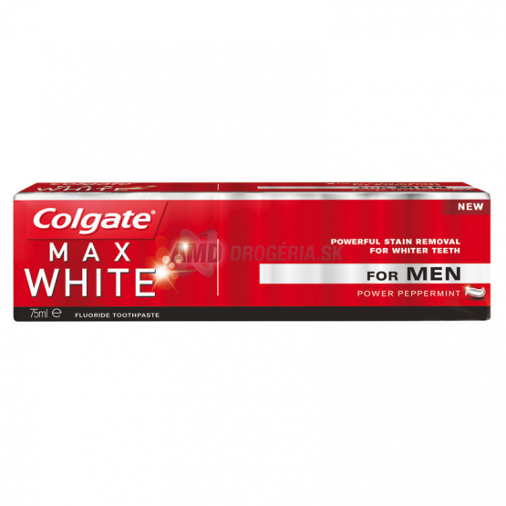 COLGATE ZUBNÁ PASTA MAX WHITE FOR MAN 75 ML