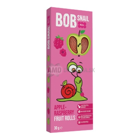 Bob Snail Ovocný slimák jablko-malina, 30 g