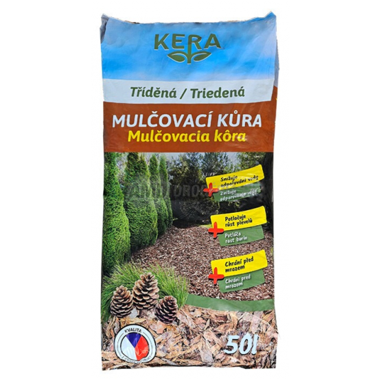Kera Mulčovacia kôra triedená, 50 l