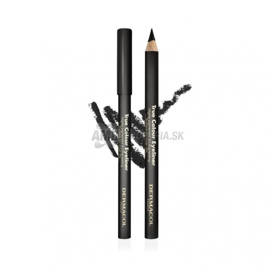 DERMACOL CERUZKA NA OCI TRUE BLACK 1