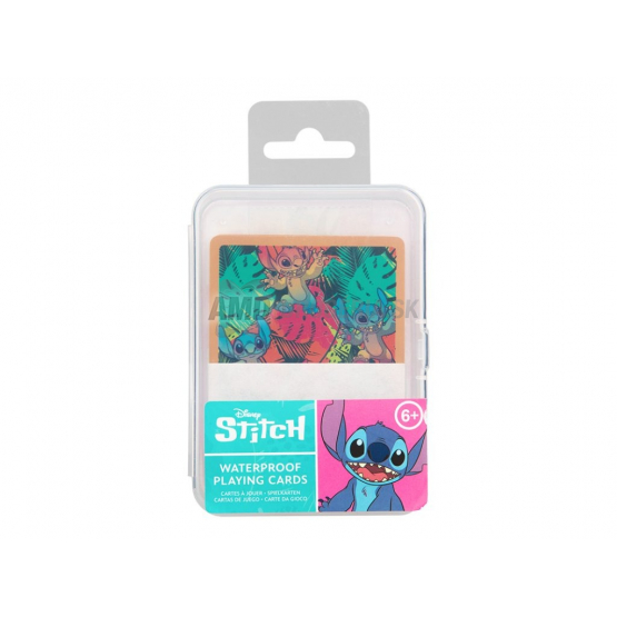Disney Stitch Vodeodolné hracie karty, 52 ks