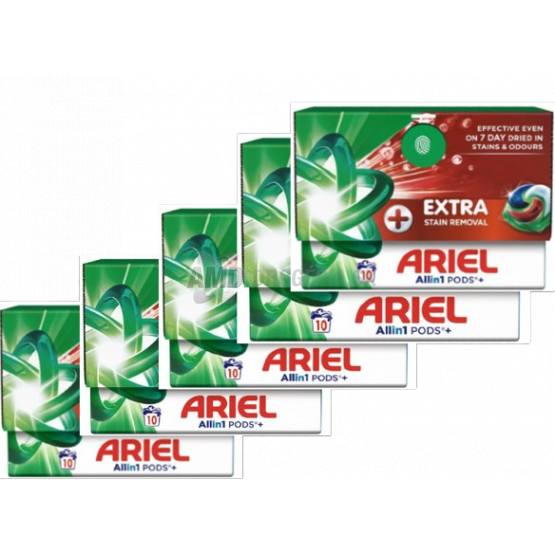 ARIEL TABLETY 50PD EXTRA CLEAN (5x10PD)