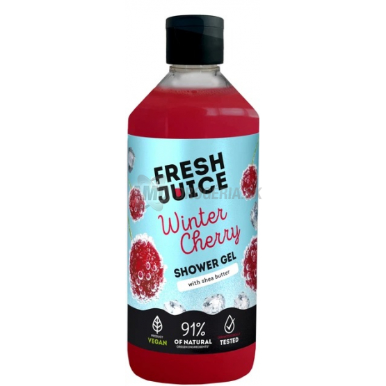 Fresh Juice Krémový sprchový gél Winter Cherry, 473 ml