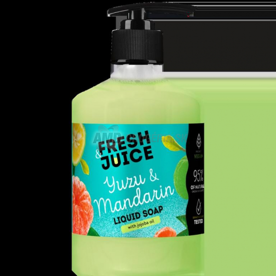 Fresh Juice Tekuté mydlo Yuzu & Mandarin s jojobovým olejom, 460 ml
