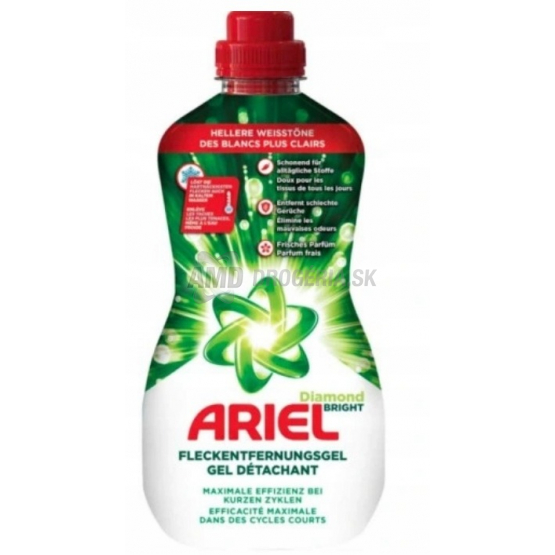 Ariel Diamond Bright gélový odstraňovač škvŕn na biele prádlo, 800 ml