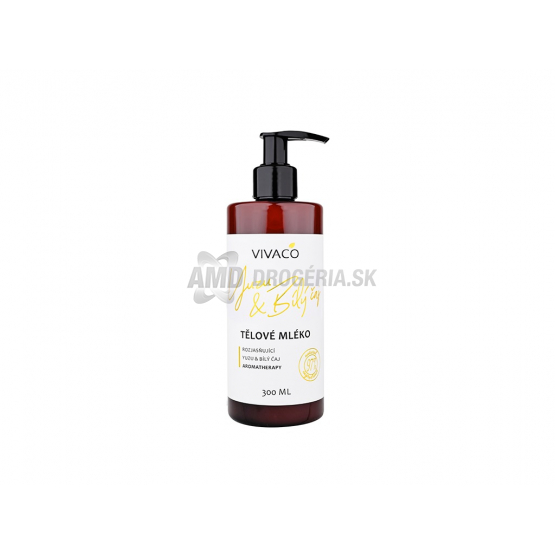 Vivaco Telové mlieko Yuzu & Biely čaj, 300 ml