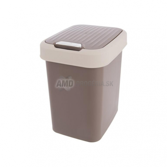 KOS NA ODPAD UH VYKLOPNY 12L HNEDA BEIGE SWING