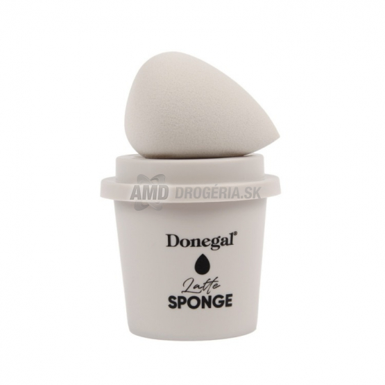 Donegal Latte Sponge, hubka na make-up s puzdrom, 4350