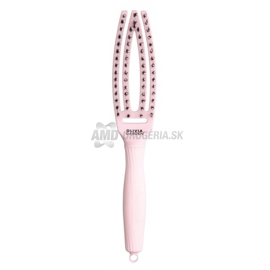 Olivia Garden Fingerbrush kefa na rozčesávanie, ružová