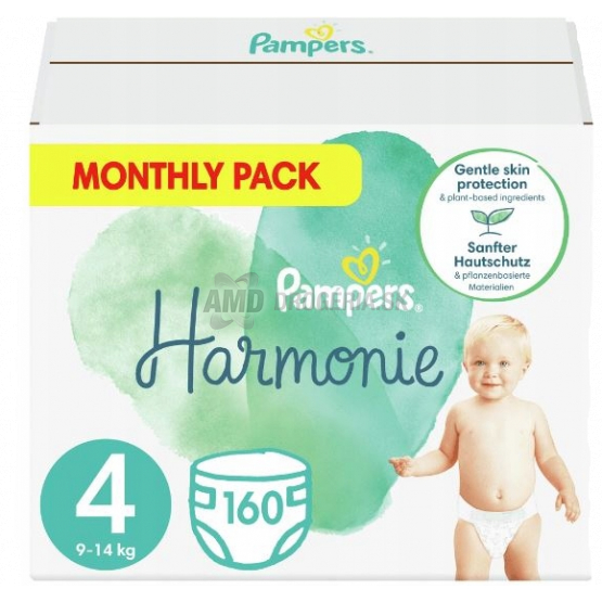 PAMPERS HARMONIE S4 9-14KG 160KS