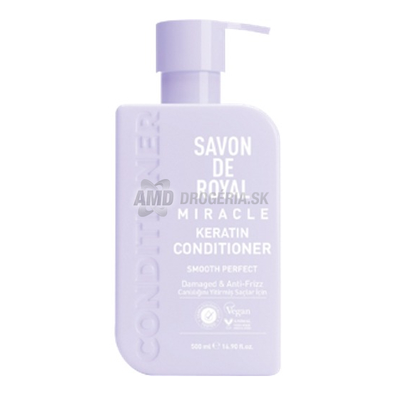 Savon de Royal Miracle Keratin kondicionér s pumpičkou, 500 ml