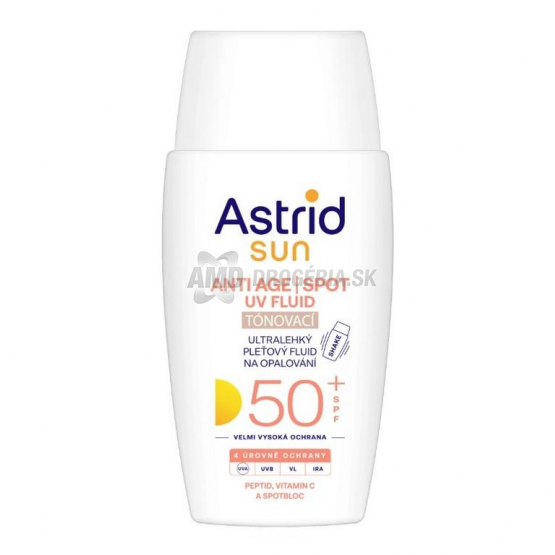 Astrid Sun Pleťový tónovací UV fluid Anti Age/Spot SPF 50+, 40 ml
