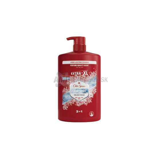 OLD SPICE SPRCHOVÝ GÉL A ŠAMPÓN COLD SPICE PUMPA 1L
