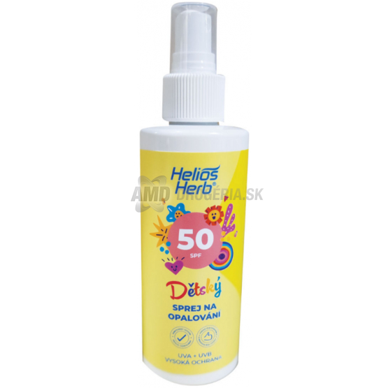 HELIOS HERB OPAĽOVACÍ SPREJ NA OPAĽOVANIE OF50 DETSKÝ 200 ML