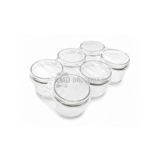 Zaváracie poháre 235 ml, priemer 82 mm, 6 ks