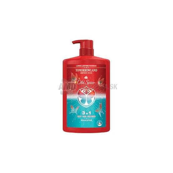 OLD SPICE SPRCHOVÝ GÉL A ŠAMPÓN ROCKSTAR PUMPA 1L