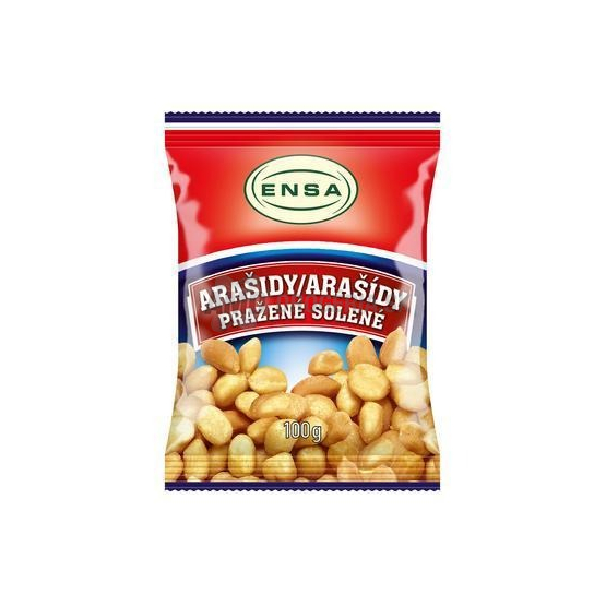 Ensa Arašidy solené lúpané pražené, 100 g