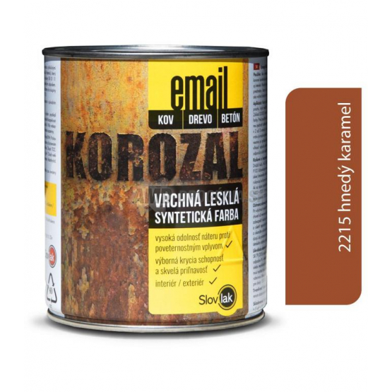 KOROZAL EMAIL 2215 HNEDÝ KARAMEL 0,75 KG