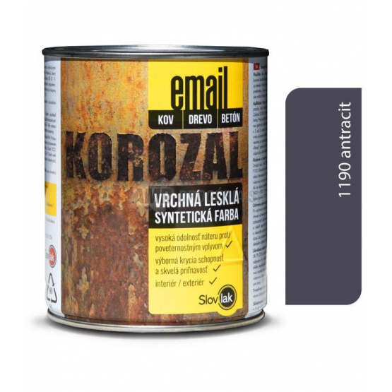 KOROZAL EMAIL 1190 ANTRACIT 0,75 KG