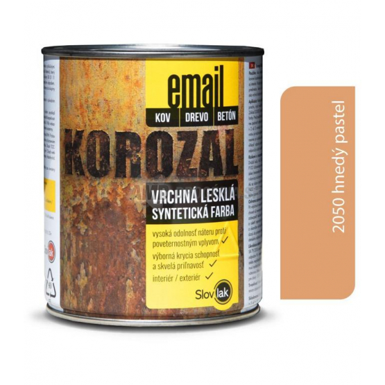 KOROZAL EMAIL 2050 HNEDÝ PASTEL 0,75 KG