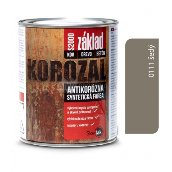 KOROZAL ZÁKLAD S2000 0110 ŠEDÝ 5 KG