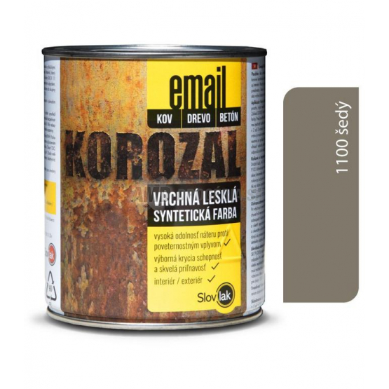 KOROZAL EMAIL 1100 ŠEDÝ 0,75 KG