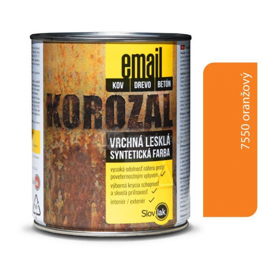 KOROZAL EMAIL 7550 ORANŽOVÝ 0,75 KG