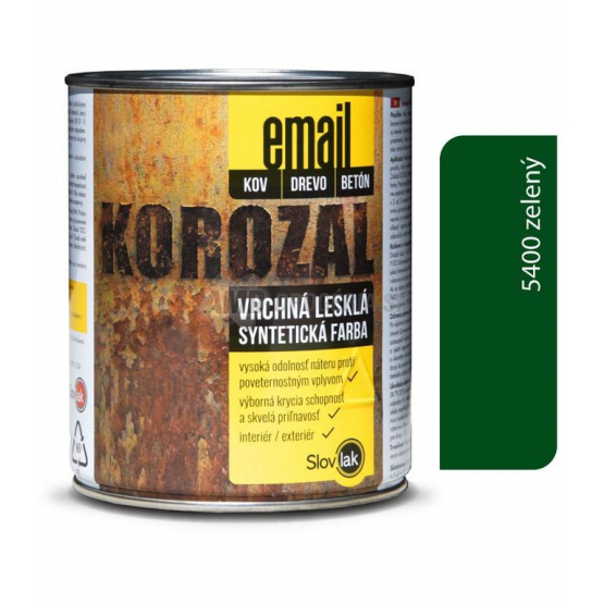 KOROZAL EMAIL 5400 ZELENÝ 3 KG