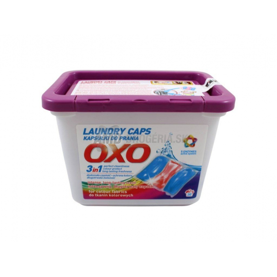 OXO Gélové kapsuly na pranie Color 3v1, 20 ks