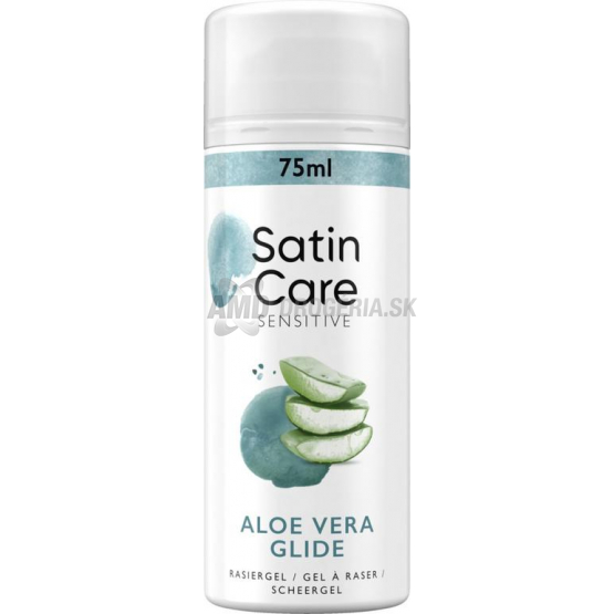 Gillette Satin Care Aloe Vera gél na holenie, 75 ml