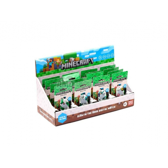 Minecraft Digitálne silikónové hodinky, 1 ks