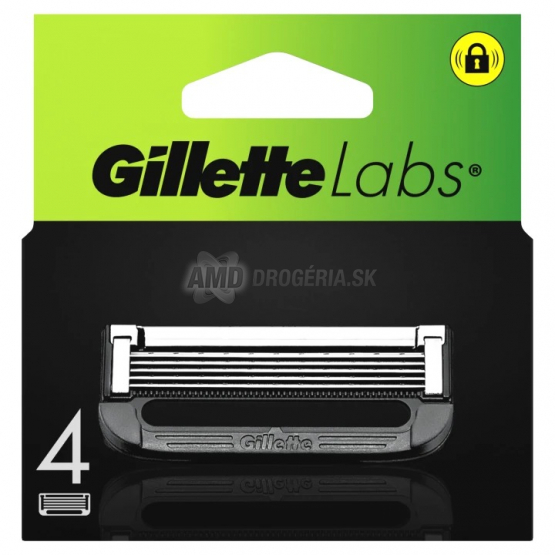 Gillette Labs náhradné holiace hlavice, 4 ks