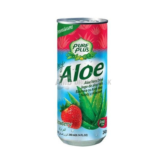 PURE PLUS ALOE VERA JAHODA 240 ML